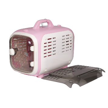 My Littleone's Favorite Pet Carrier with Changeable Side Panel, Pink